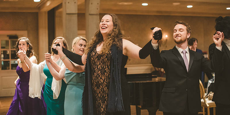 Lucia Lucas performs songs from ‘Don Giovanni’ during Tulsa Opera’s President Council Dinner on April 23.