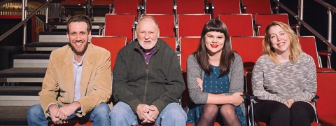 Robert Young, Michael Wright, Olivia Jensen, and Erin Scarberry at Nightingale Theater