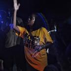 Candlelight vigil for Terence Crutcher at the site of his death, 9/20/16