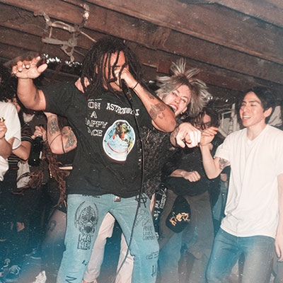 Yung Trunkz performs at Barkingham Palace on Feb. 16.
