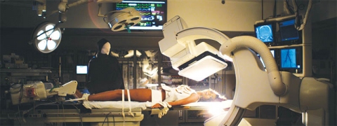 A scene from Todd Lincoln’s new horror short “Gorgeous Vortex”
