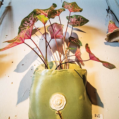 Shades of Brown will display pottery by owner Melinda Curren and her mother, Marcia Borum, through May