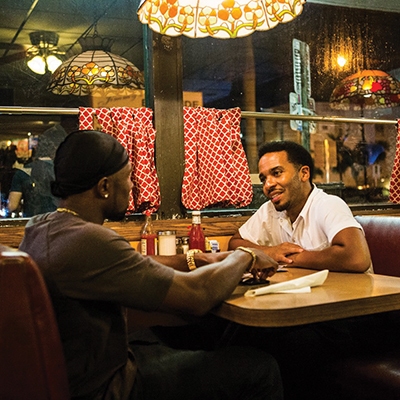 André Holland and Trevante Rhodes in “Moonlight”