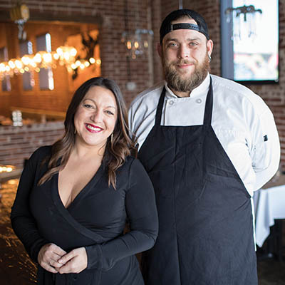 Manager Johnna Hayes and Executive Chef Stephen Lindstrom