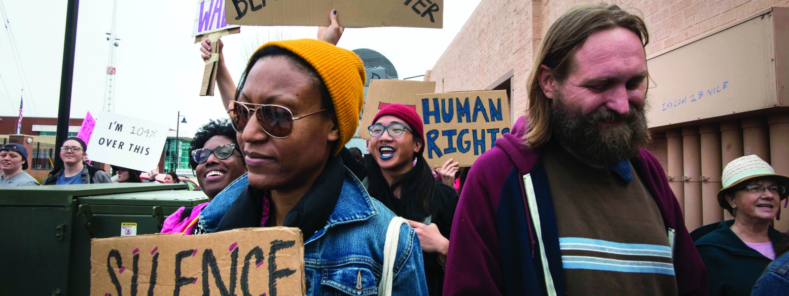 Protestors in Tulsa on Jan. 21 | MELISSA LUKENBAUGH