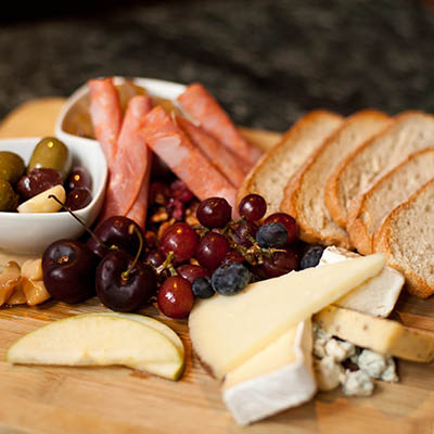 Cheese and charcuterie board