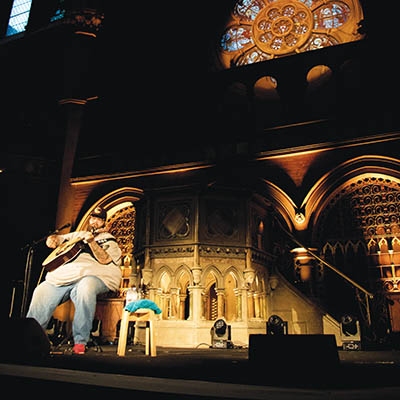 John Moreland played Union Chapel, a church, music venue and homeless center in London, May 27th