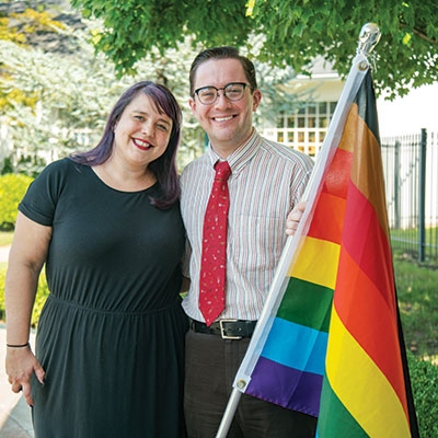 Bonita James (left) and Norm Demoss are two of the friendly faces members of the LGBTQ+ community can expect at All Souls Coming Out Stories on Oct. 9. 