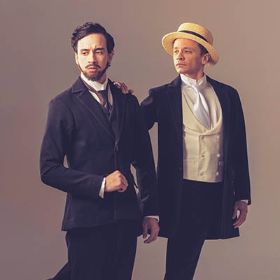 Jonnathan Ramirez (left) and Rodrigo Hermesmeyer take center stage in “Tchaikovsky: The Man Behind the Music.”