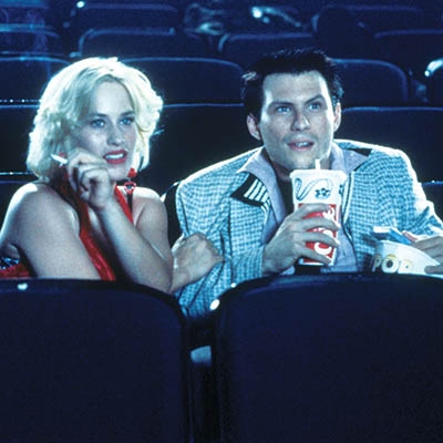 Patricia Arquette and Christian Slater in 1993’s ‘True Romance,’ set for a special Valentine’s Day screening at Circle Cinema