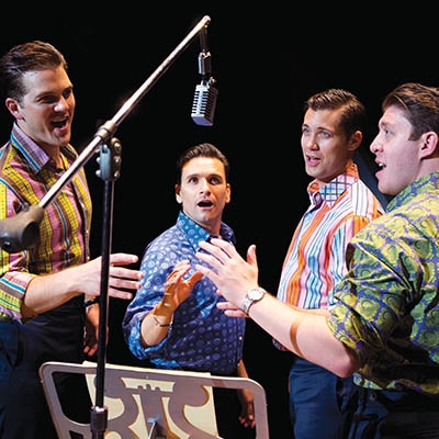 Keith Hines, Aaron De Jesus, Drew Seeley and Matthew Dailey star in Jersey Boys