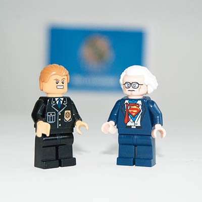 Legofied Donald Trump and Bernie Sanders