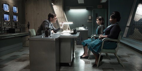 Michael Shannon, Sally Hawkins, and Octavia Spencer in “The Shape of Water”