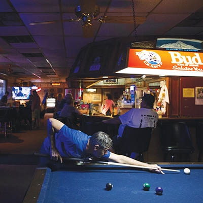 Inside The American Legion Post 1, 1120 E. 8th St. 