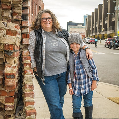 Motivational speaker Angel Adams (left) underwent gay-to-straight “conversion therapy” three times. 
