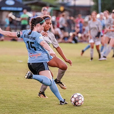 Midfielder Rachel Blankenship (15) was a key player in the 2018 Fortuna Tulsa season.