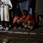 Candlelight vigil for Terence Crutcher at the site of his death, 9/20/16