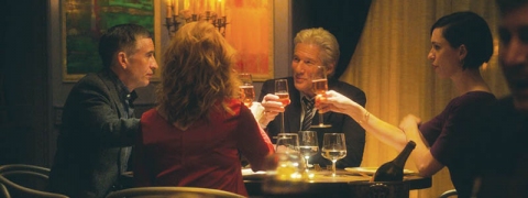 Steve Coogan, Richard Gere, Rebecca Hall, and Laura Linney in “The Dinner”