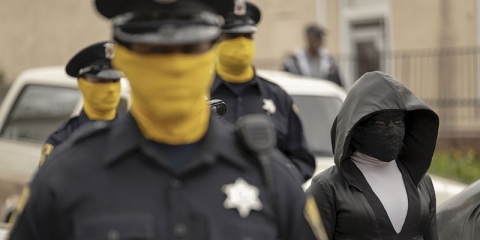 Regina King in <i>Watchmen</i> 