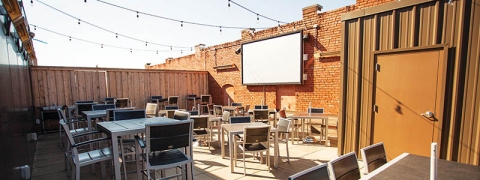 The Rooftop's Top Shelf Margherita and Feta Is Betta' pizzas