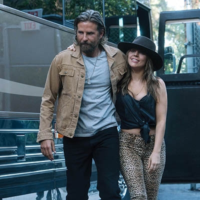 Bradley Cooper and Lady Gaga in “A Star is Born”