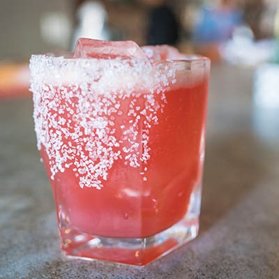 Amelia’s Smashed Beet Margarita