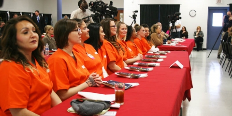 Women incarcerated at Mabel Bassett Correctional Center in McLoud participate in a program to learn how to code in HTML, CSS, JavaScript, and Python.